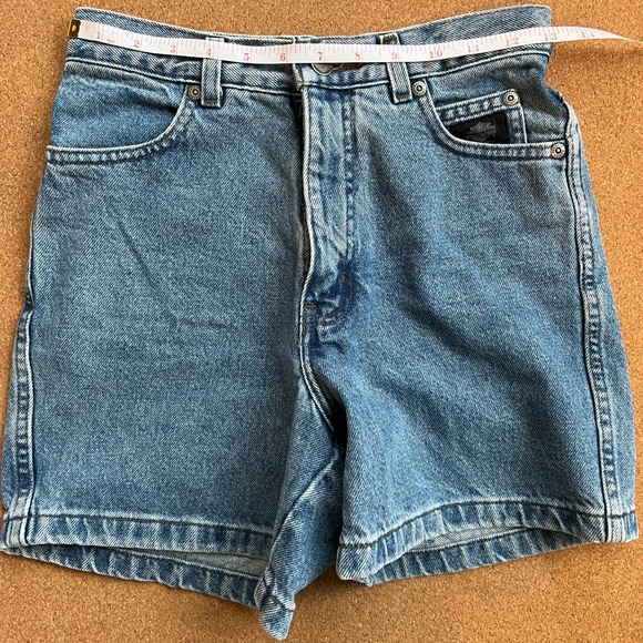 Vintage 90s Harley Davidson Jean shorts - Picture 6 of 11